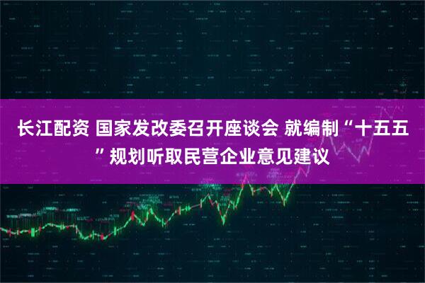 长江配资 国家发改委召开座谈会 就编制“十五五”规划听取民营企业意见建议